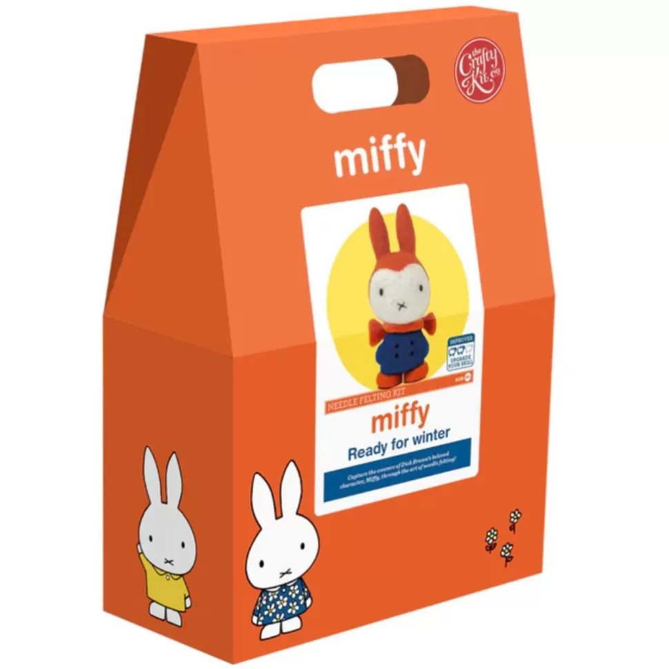 Cheap Miffy Ready For Winter Needle Felting Craft Kit