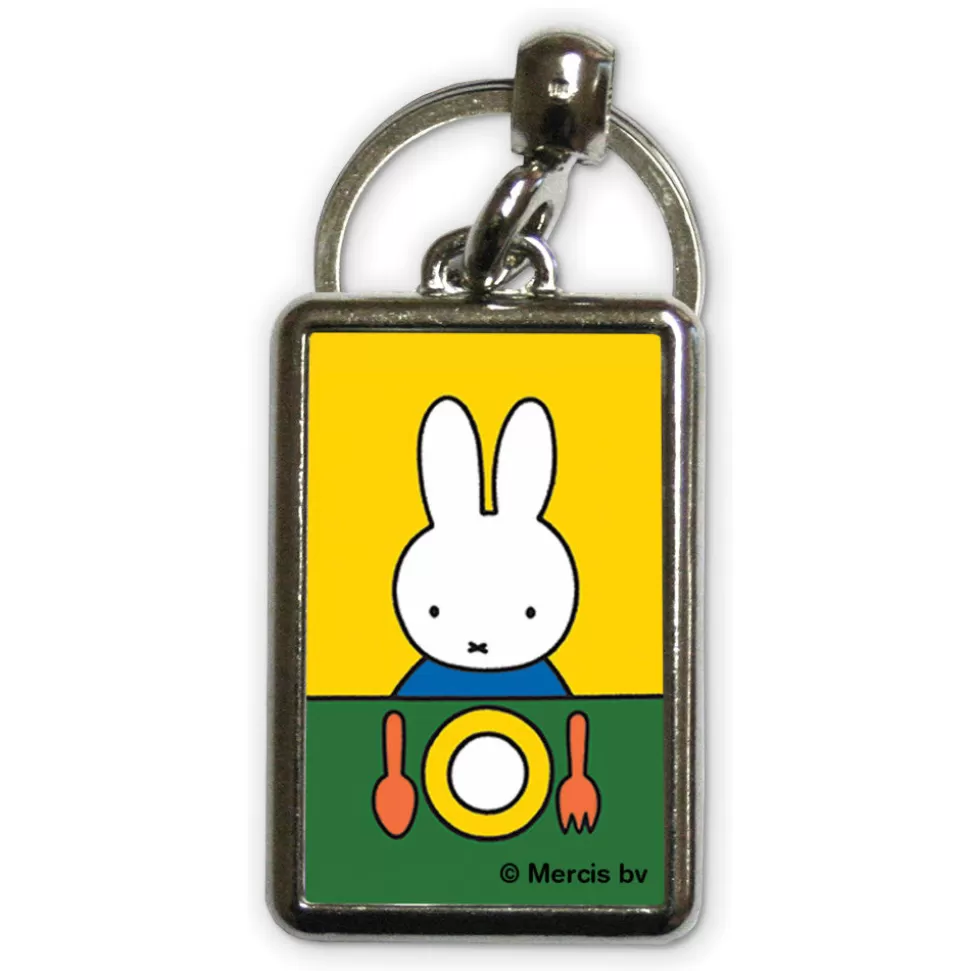 Flash Sale Miffy Ready To Eat Metal Keyring