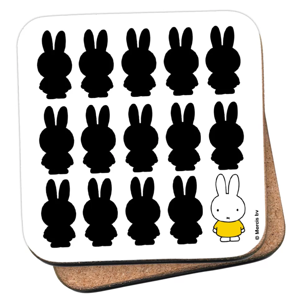 Best Miffy Silhouette Cork Coaster