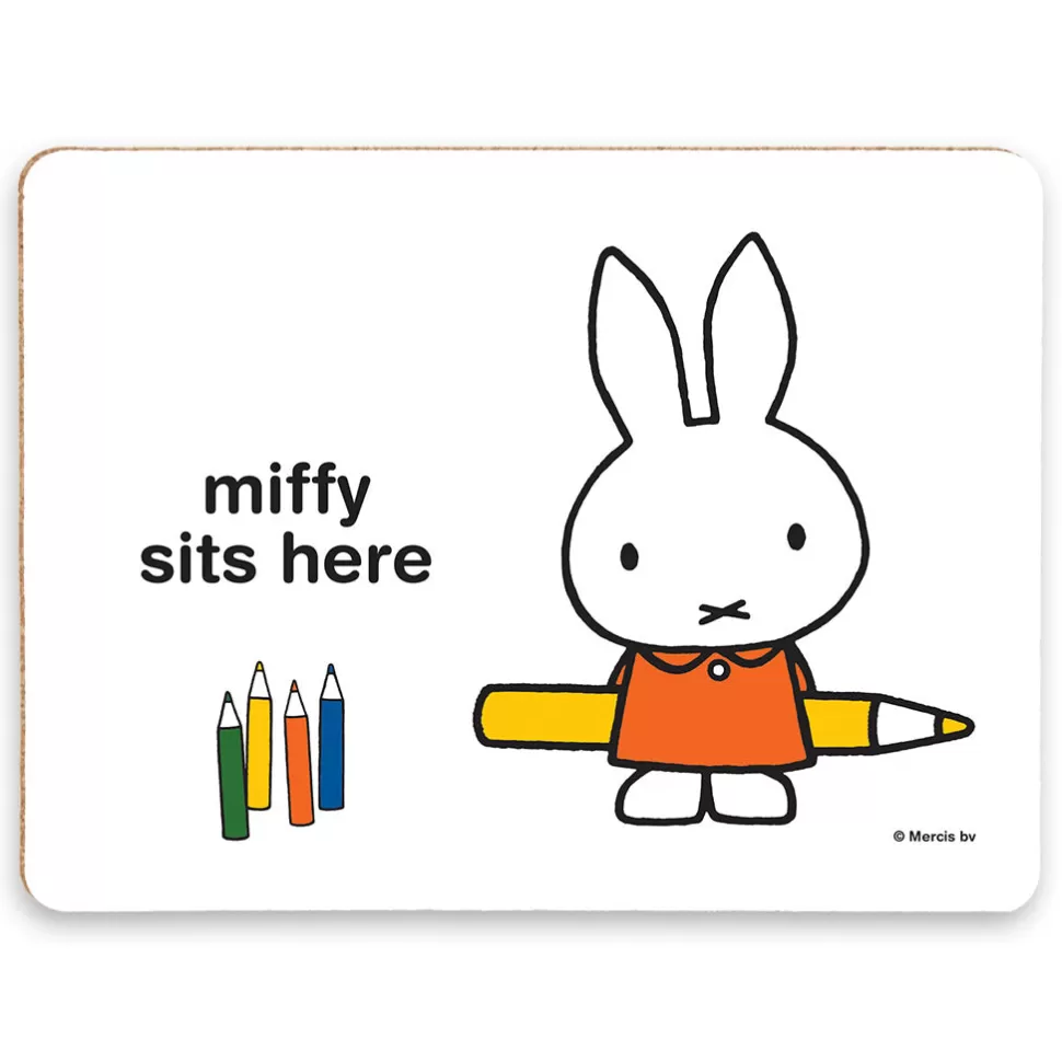 Flash Sale Miffy Sits Here Personalised Placemat