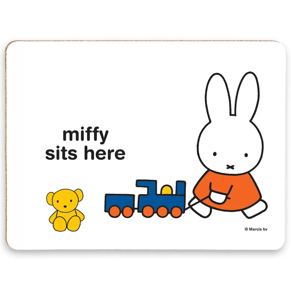 Cheap Miffy Sits Here Personalised Placemat