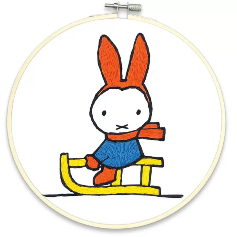 Cheap Miffy Sledging Embroidery Kit