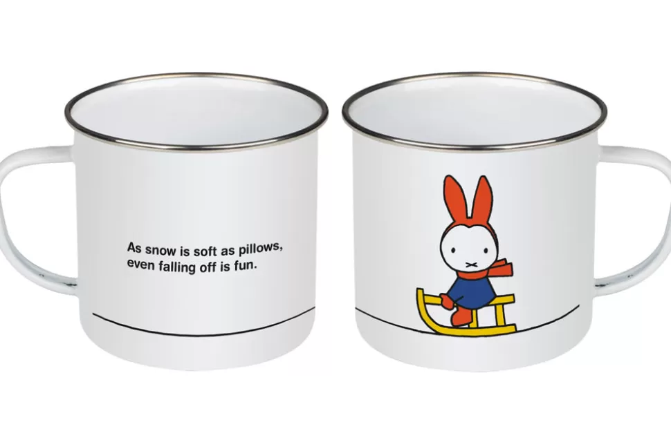 New Miffy Sleigh Enamel Mug