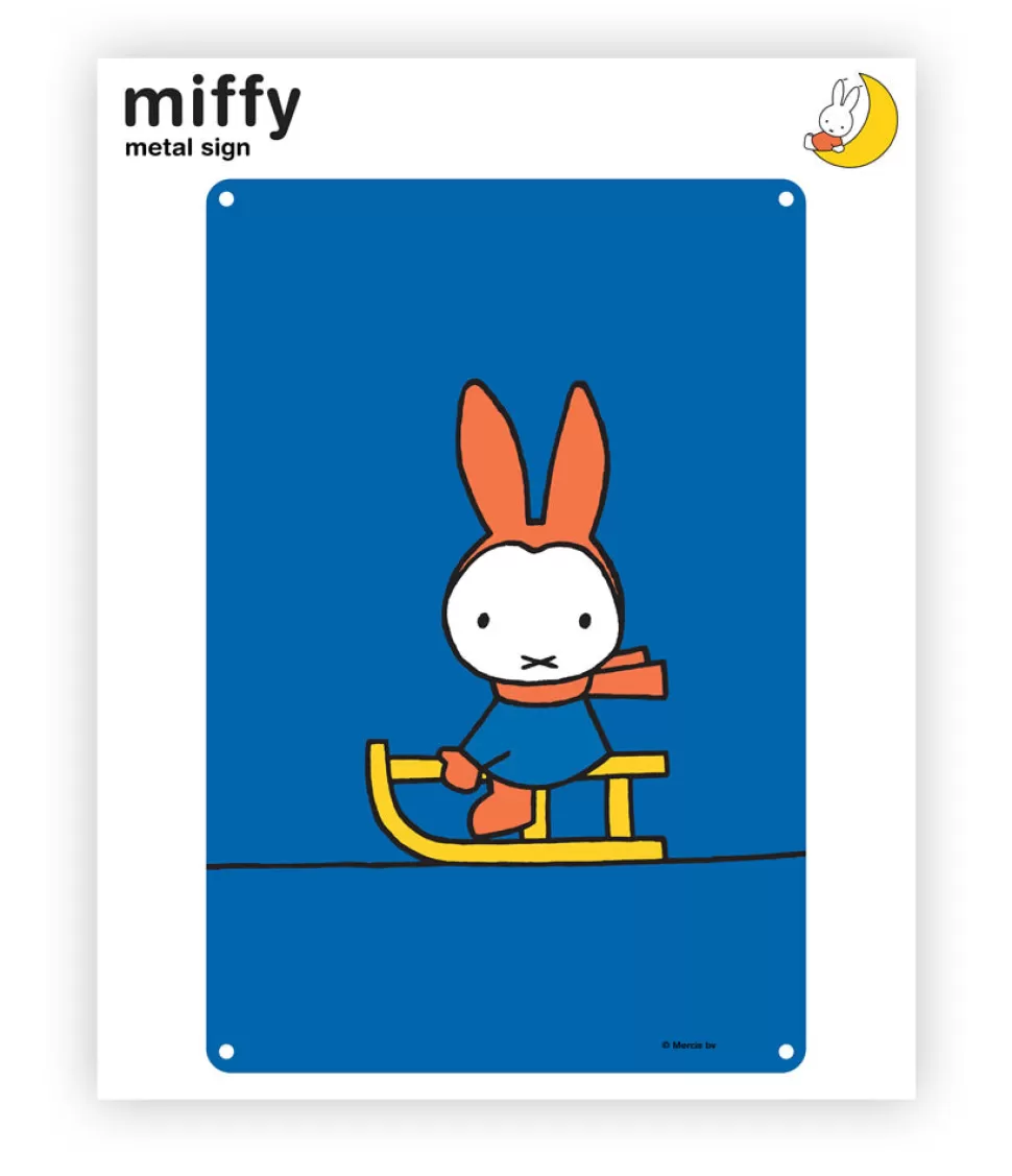 Outlet Miffy Sleigh Metal Sign