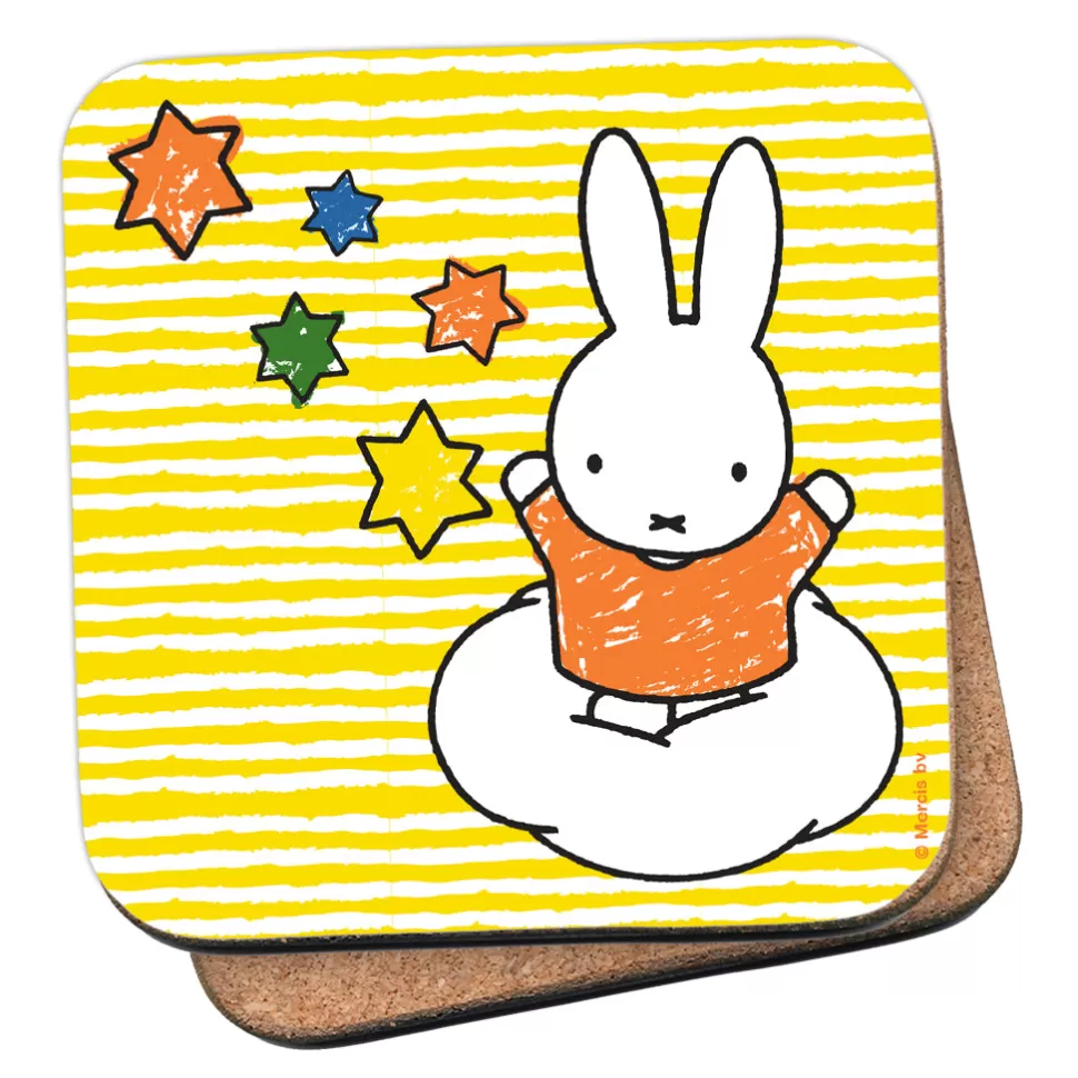 Online Miffy Stars Cork Coaster