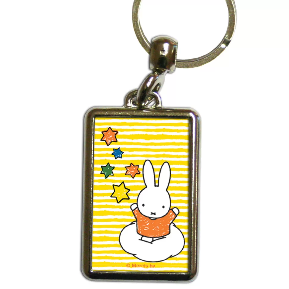 Cheap Miffy Stars Metal Keyring