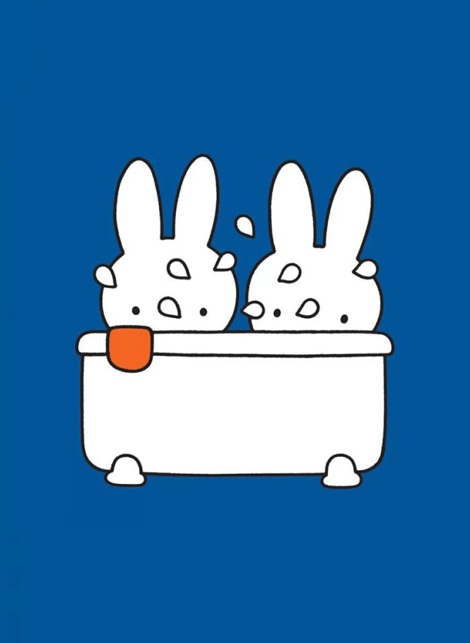 New Miffy Taking A Bath Mini Poster