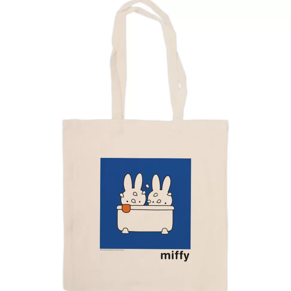 Cheap Miffy Taking A Bath Tote Bag