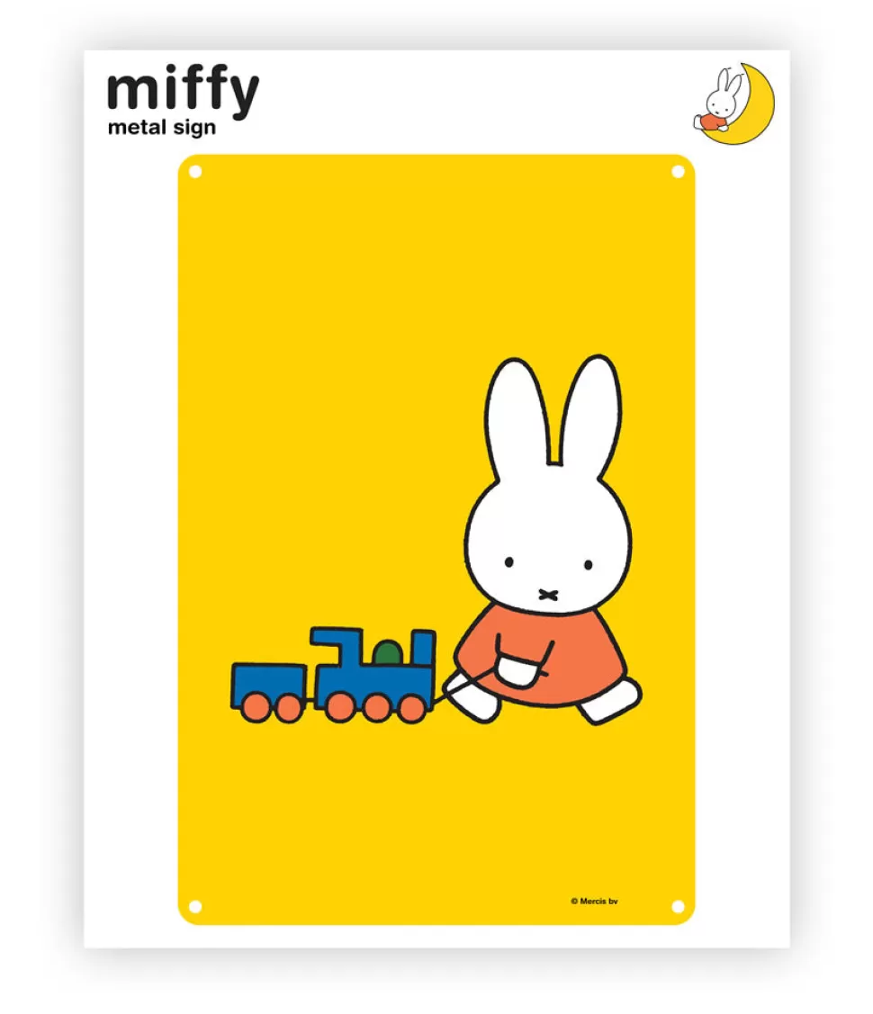 Clearance Miffy Train Metal Sign