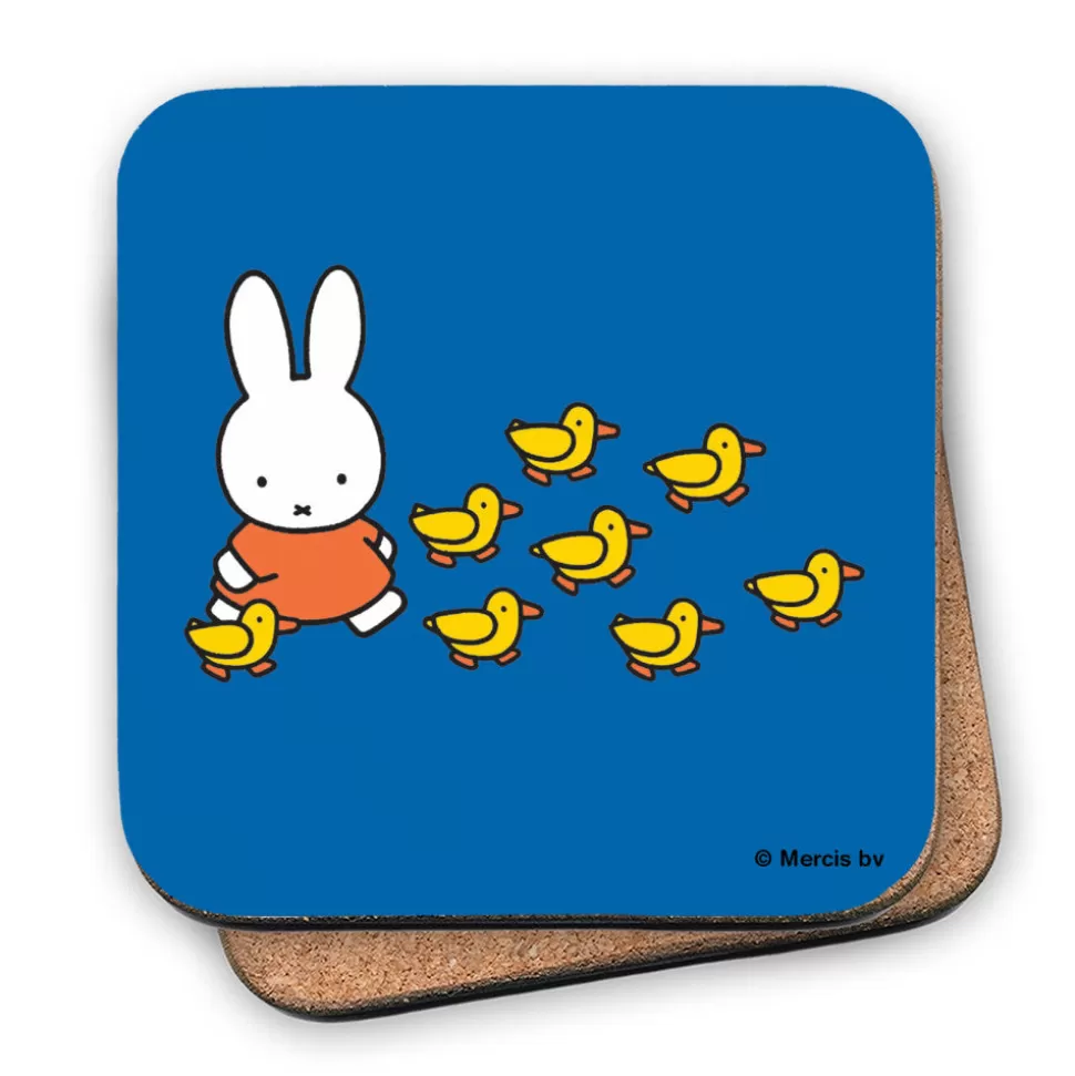 Best Sale Miffy Walking With Ducks Cork Coaster