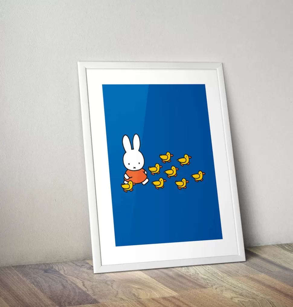 Sale Miffy Walking With Ducks Framed Mini Poster