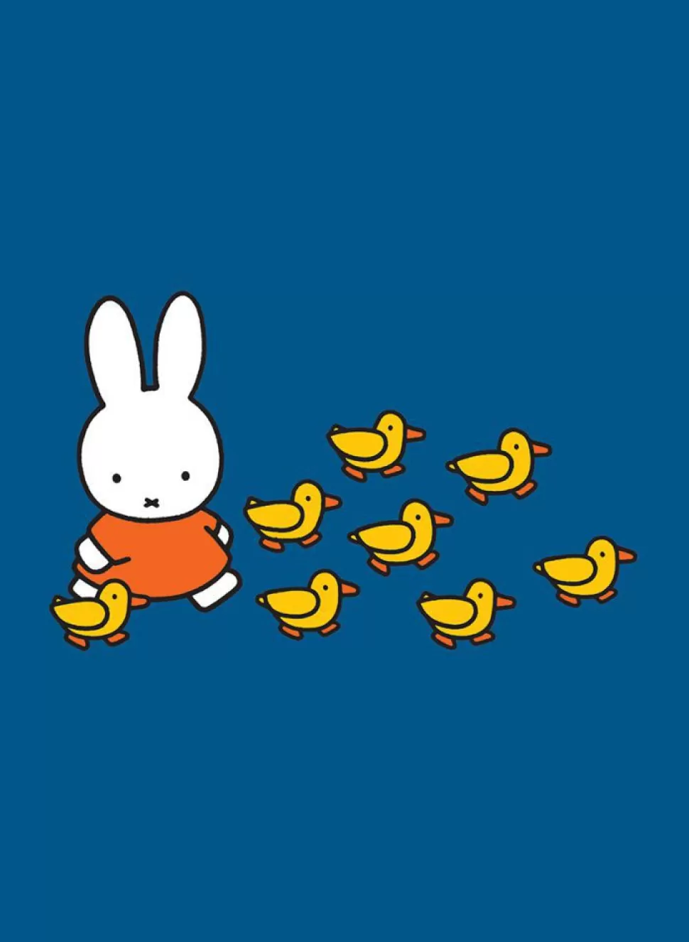 Sale Miffy Walking With Ducks Mini Poster