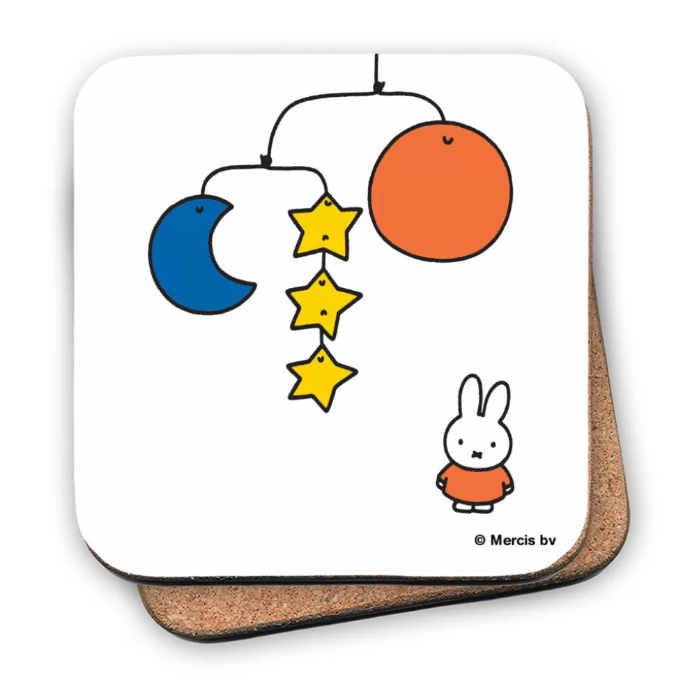Cheap Miffy With A Planet Mobile Cork Coaster
