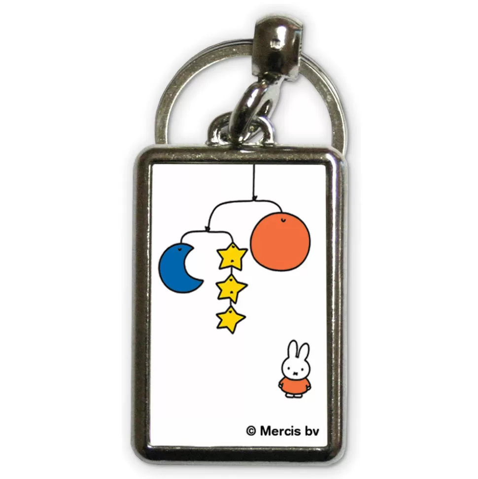 Cheap Miffy With A Planet Mobile Metal Keyring