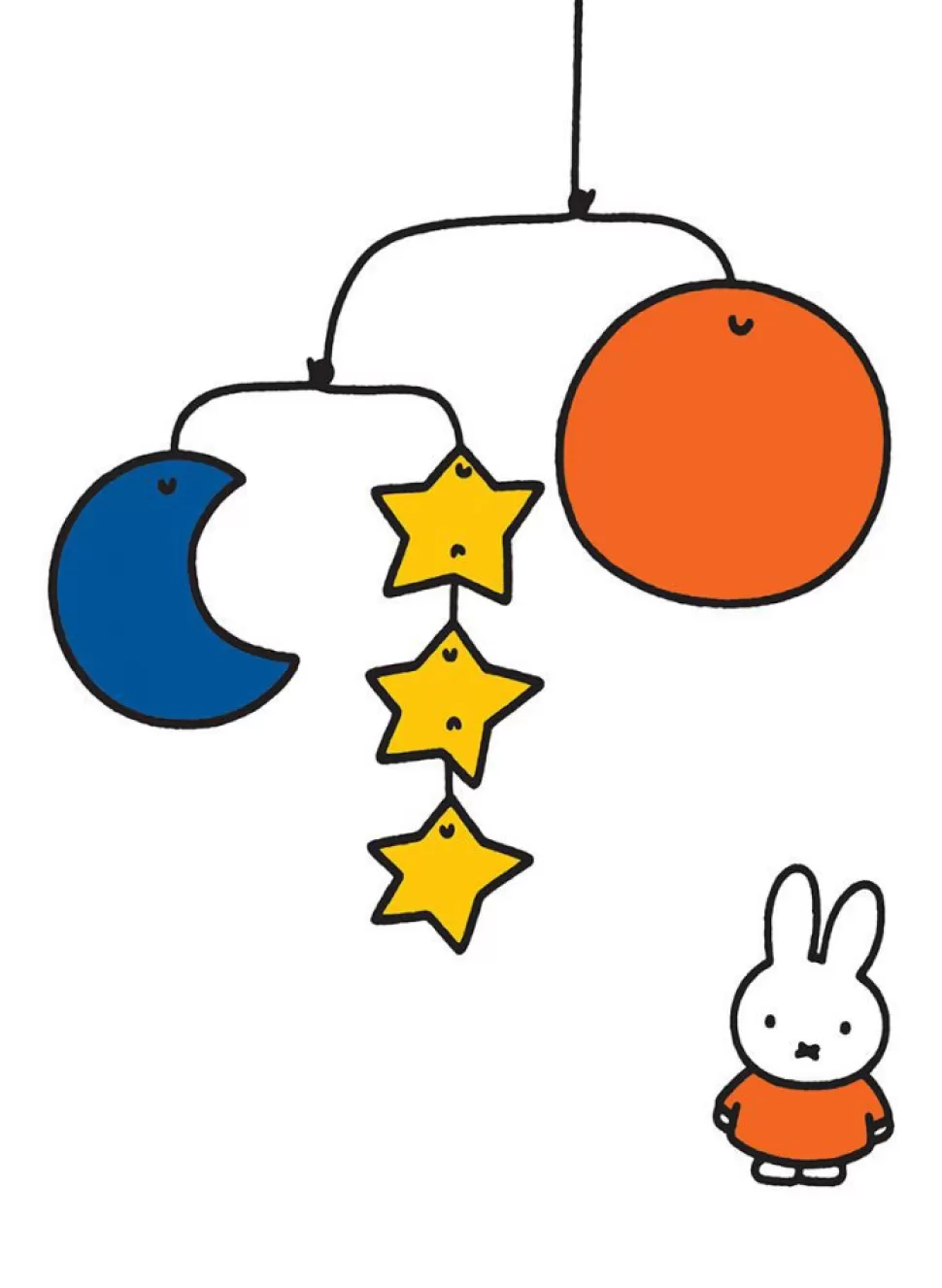 Clearance Miffy With A Planet Mobile Mini Poster