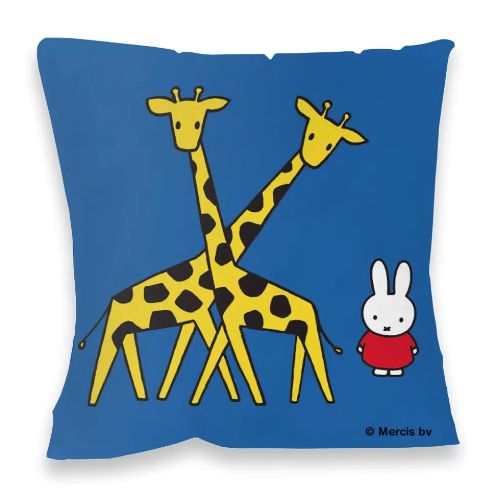 Fashion Miffy With Two Giraffes Cushion