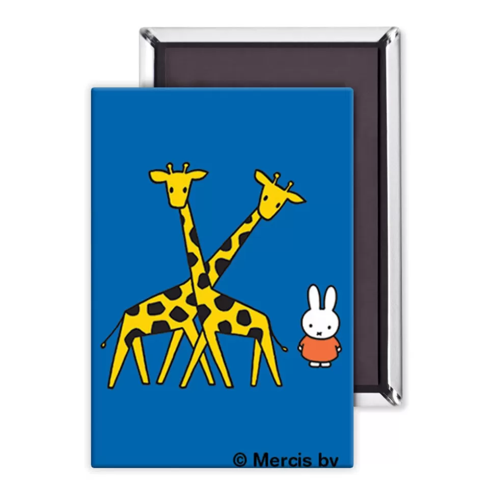 Best Sale Miffy With Two Giraffes Magnet