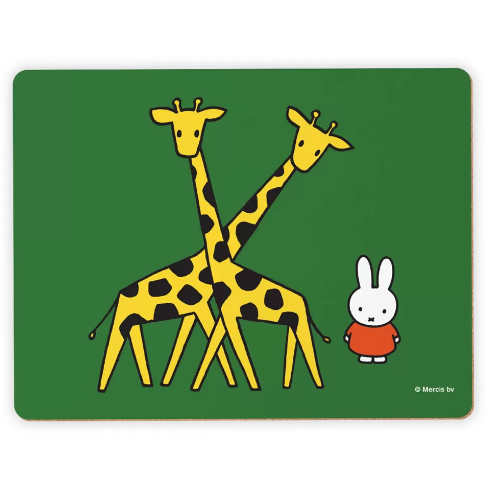 Best Miffy With Two Giraffes Placemat