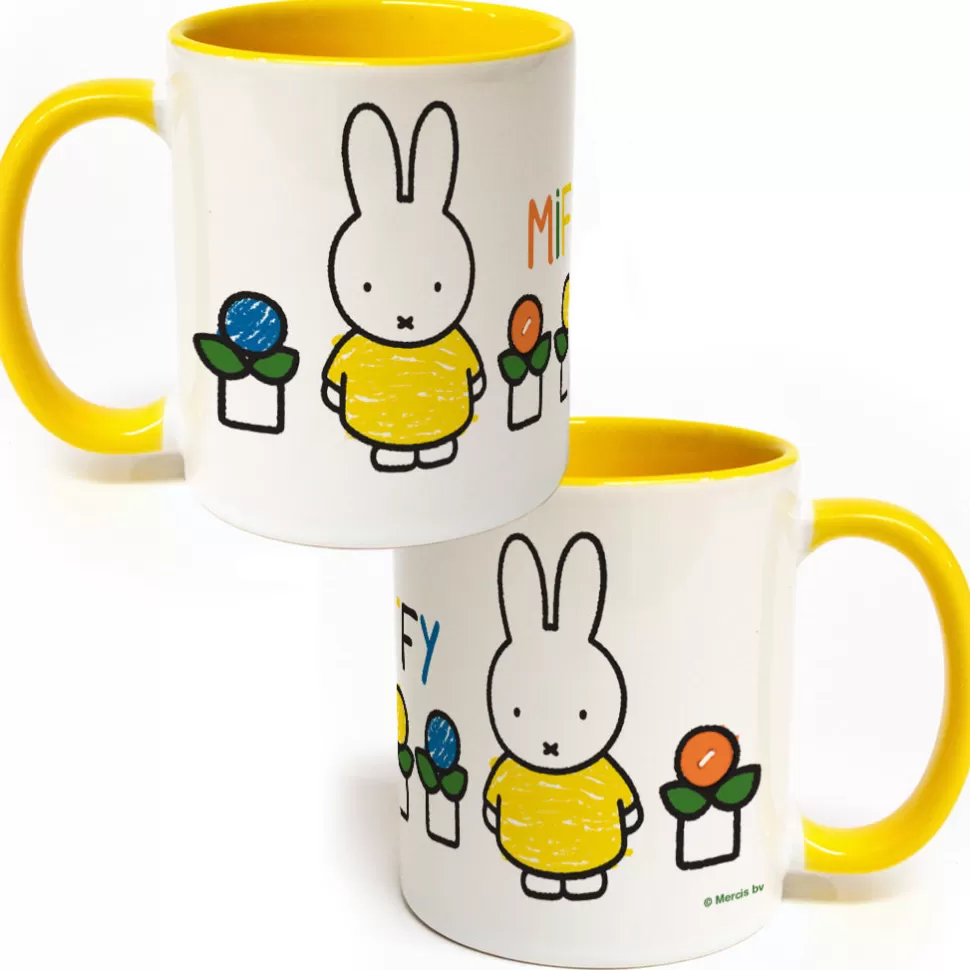 Online Miffy Yellow Dress Coloured Insert Mug