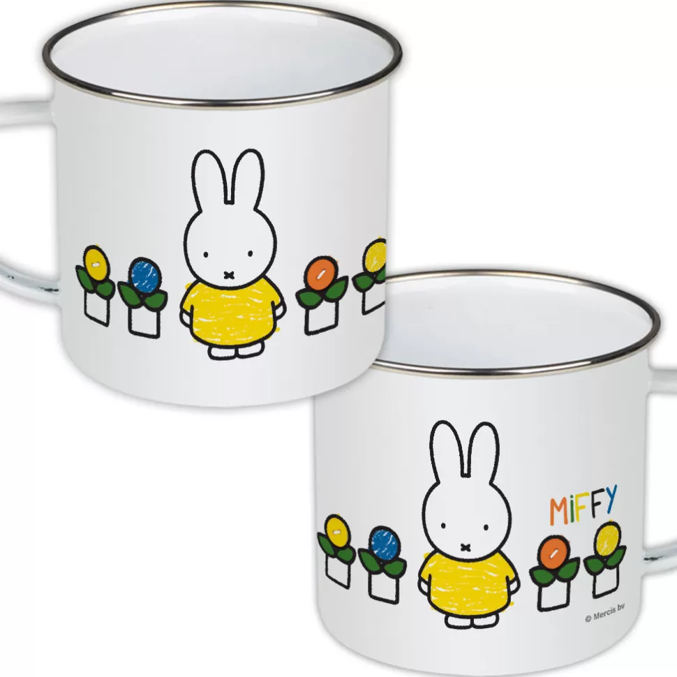 Outlet Miffy Yellow Dress Enamel Mug