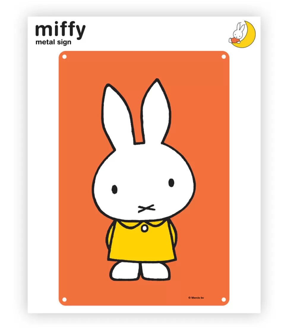 Cheap Miffy Yellow Dress Metal Sign