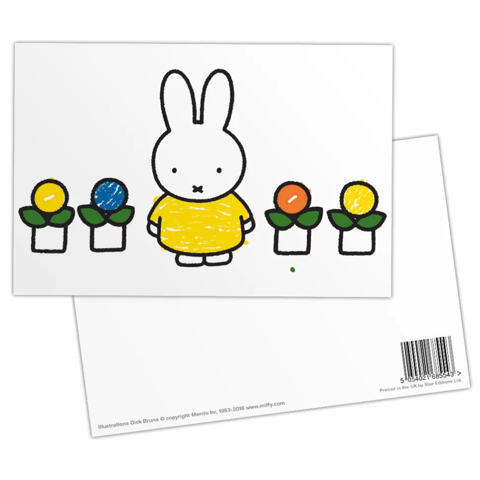 Outlet Miffy Yellow Dress Postcard