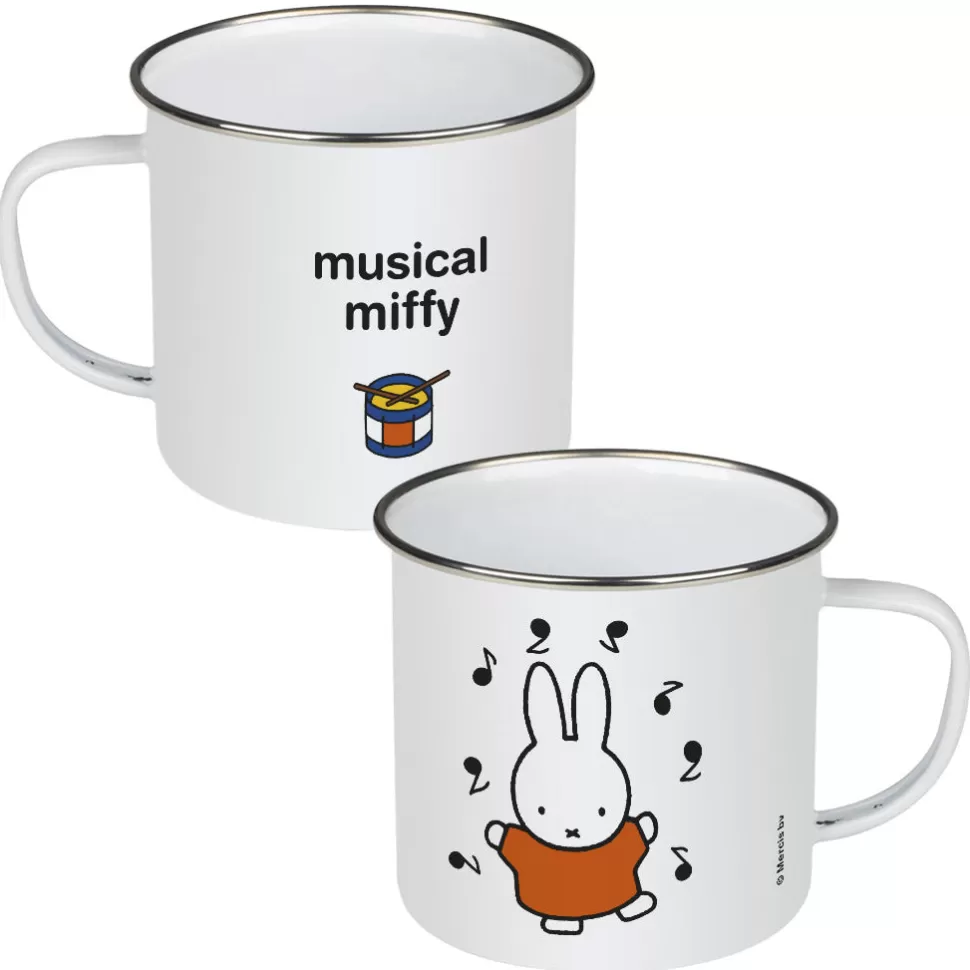 Fashion Miffy Musical Personalised Enamel Mug