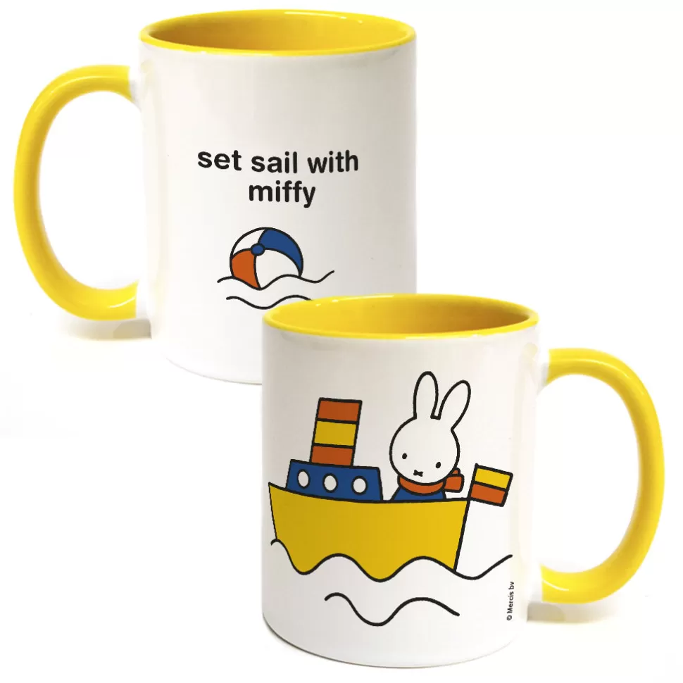 Store Miffy Set Sail With Personalised Coloured Insert Mug