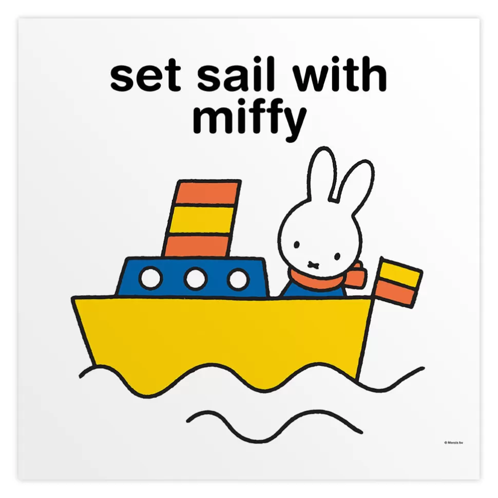 Fashion Miffy Set Sail With Personalised Square Print