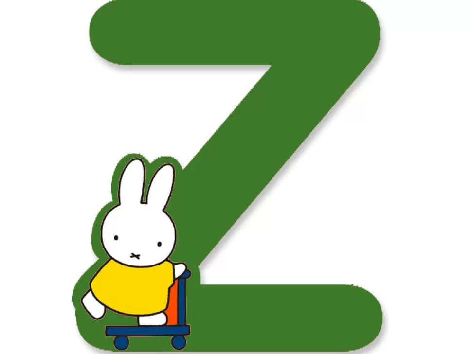 Best Miffy Z (Green) - A To Z Wooden Letter