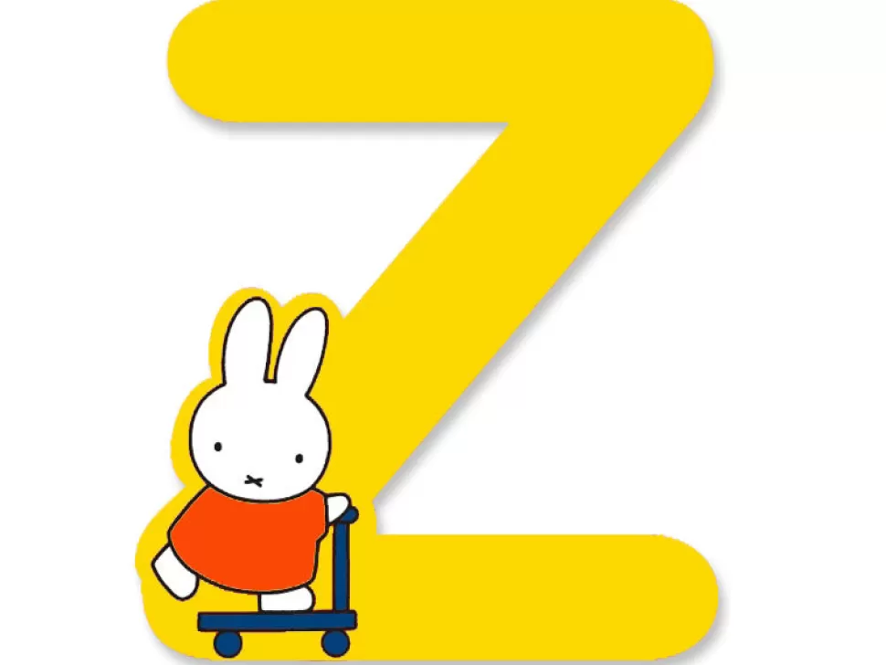 Cheap Miffy Z (Yellow) - A To Z Wooden Letter